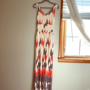 Anthro Maeve watercolor maxi